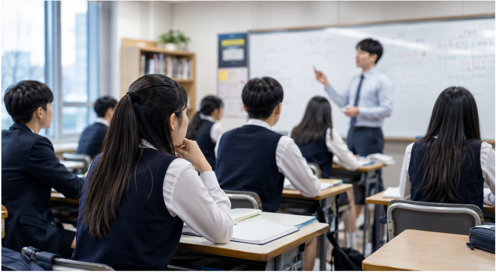 학원 수업 현장